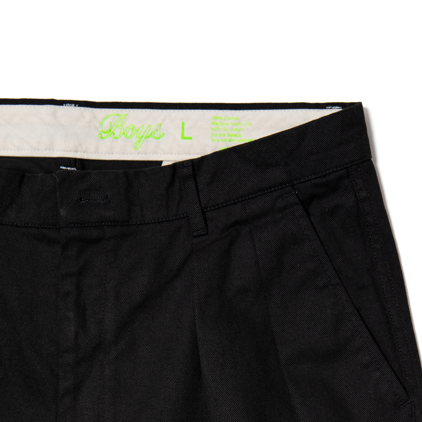 boys first chino pants black