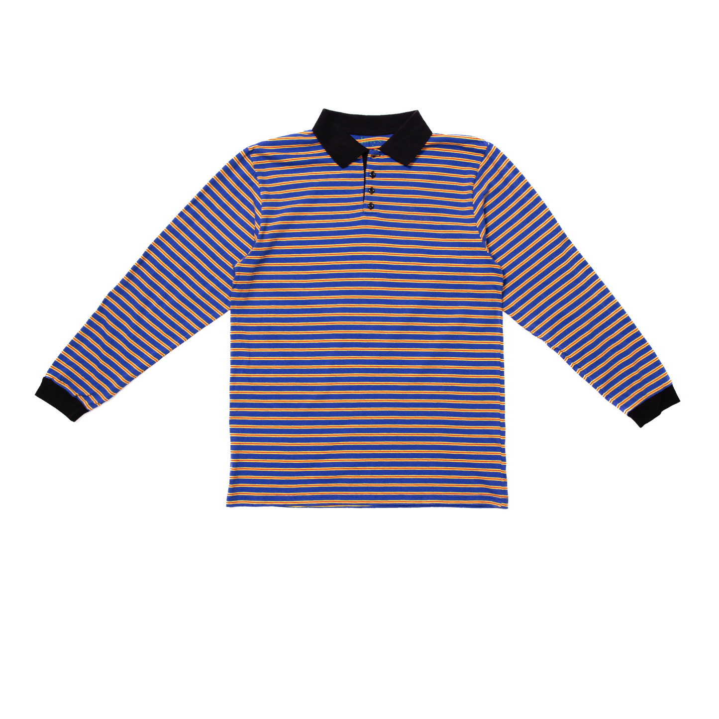 stripe long sleeve blue/yellow