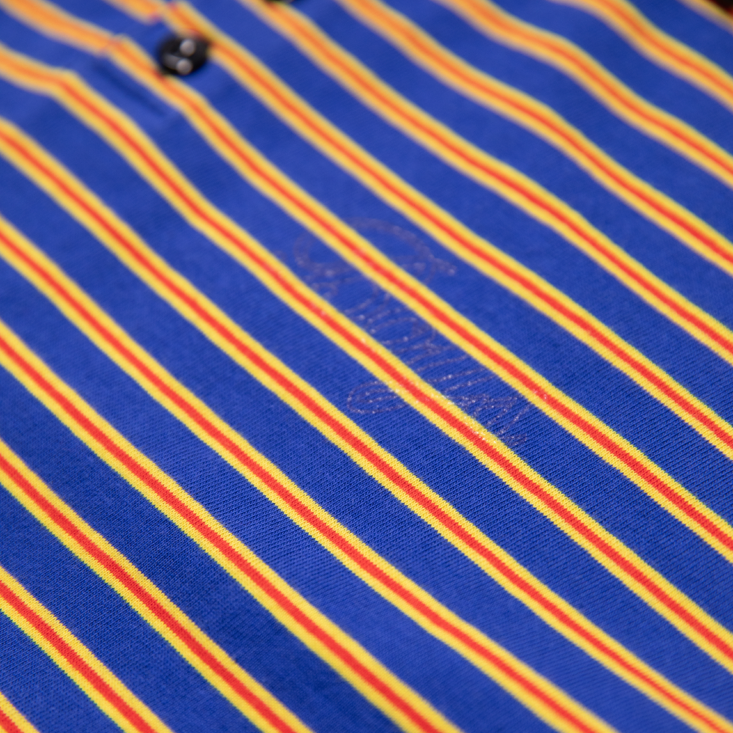 stripe long sleeve blue/yellow