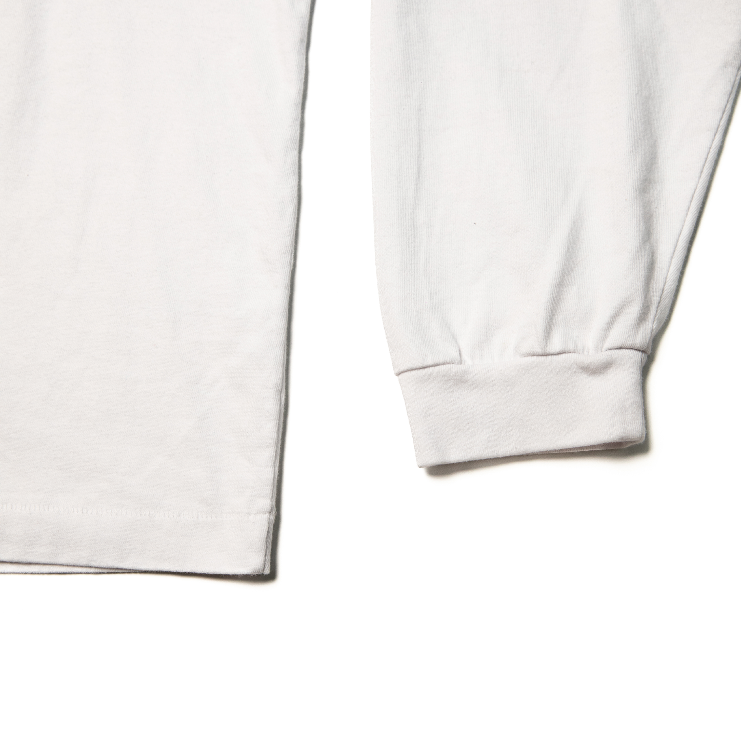 boys block color printing long sleeve white