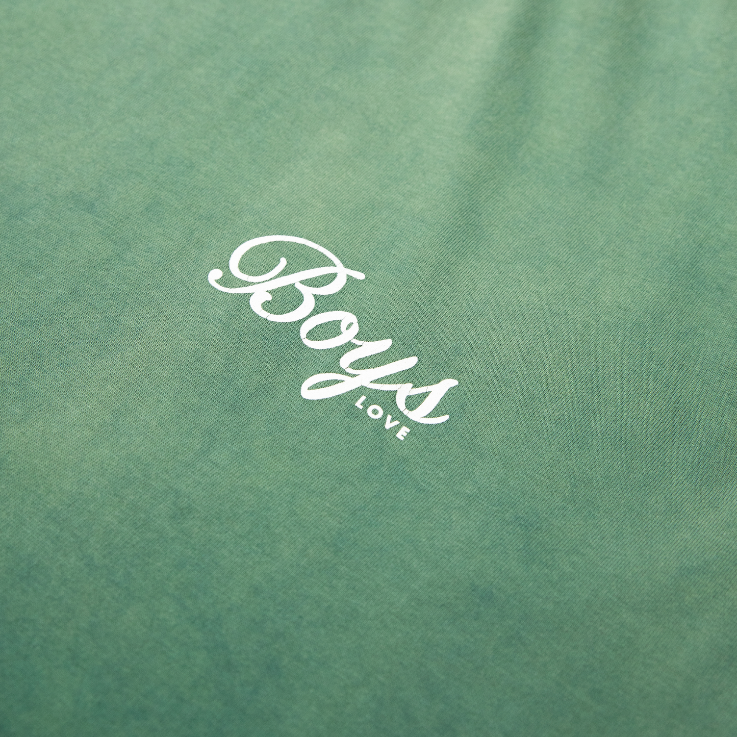Boys love logo long sleeve green