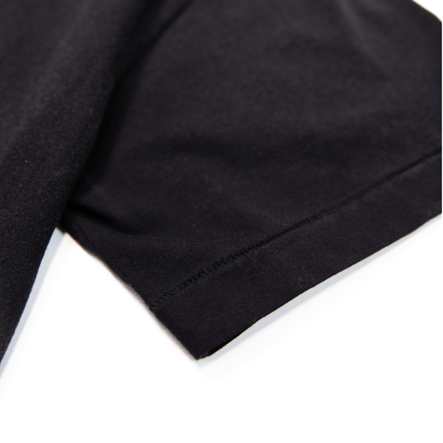 boys block color printing T-shirts black