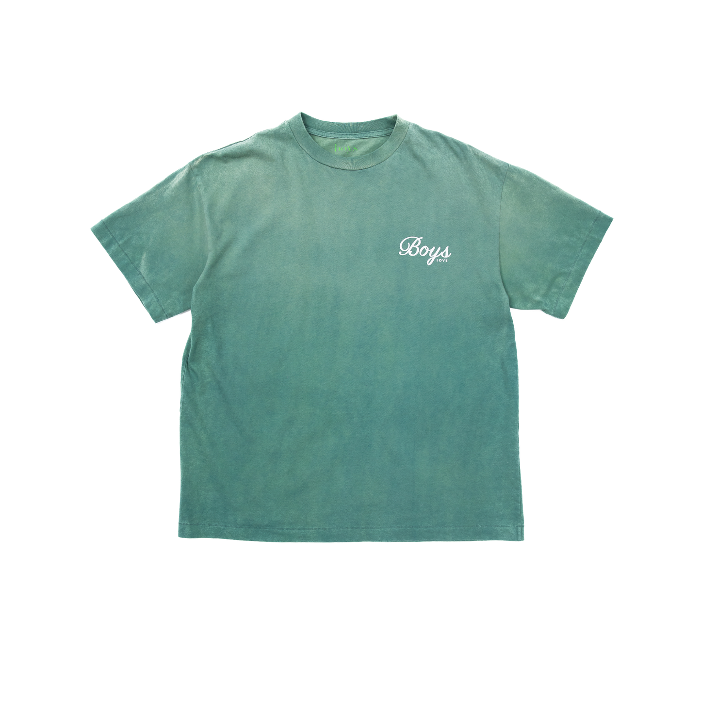 Boys love logo t-shirts green