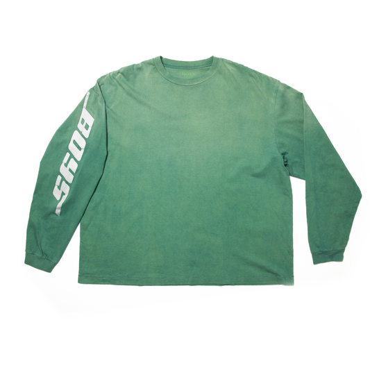Boys print on Sleeve Green
